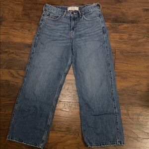 hollister high rise baggy jean